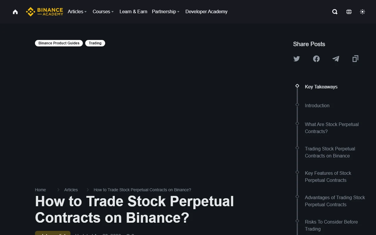 Stock Perpetuals: Official Trading Guide